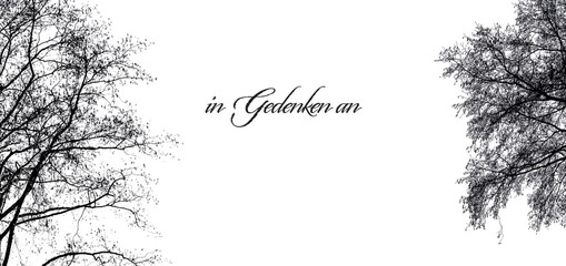 Traueranzeige Dinlang Postkarte