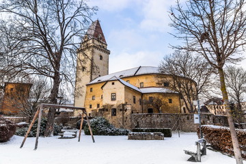 Fototapeta na wymiar Winter in Freistadt - Upper Austria