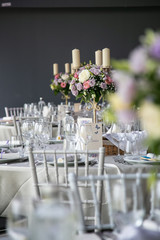 elegant table setting