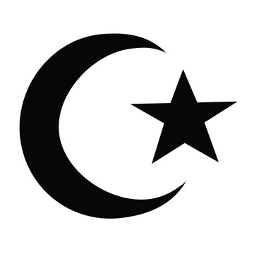 Religion-Muslim Moon & Star