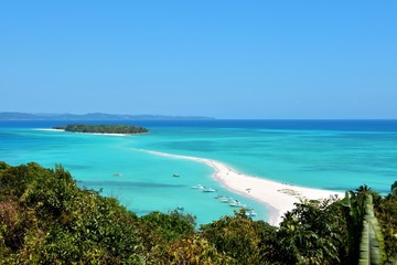 Tropical island paradise in Madagascar