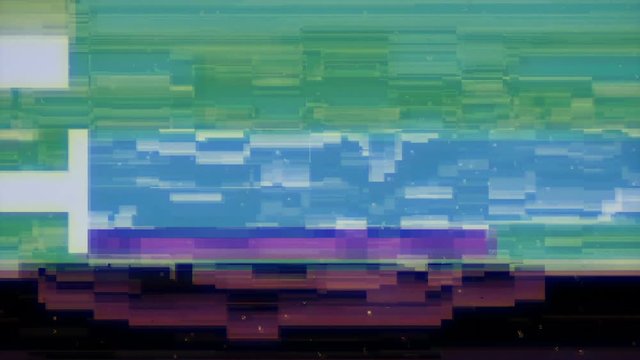 Organic glitch noise background loop