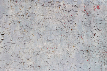 Old cracked paint, background, texture, blue wall