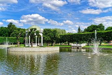 Springbrunnen im Kadrioru Park, Tallinn, Estland