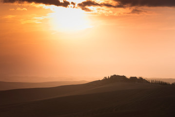 landscape in tuscany