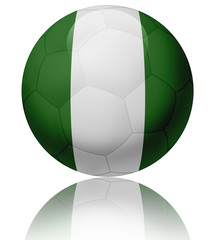 Nigeria flag ball