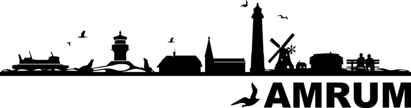 Amrum Skyline Landscape