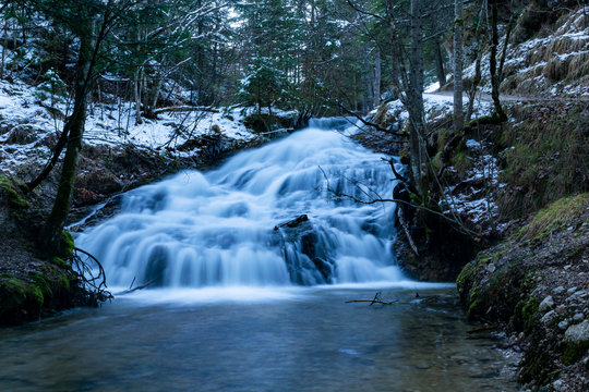 Wasserfall am Lainbach in Mittenwald