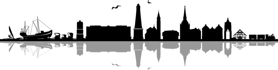 Borkum Skyline Cityscape