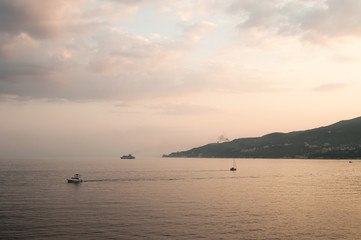 Obraz premium Sunset in the sea