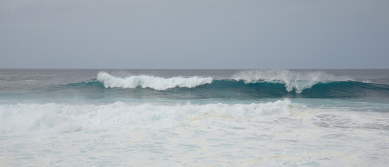 panoramic view of waves