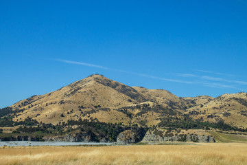 road through Canterbury, New Zealand
