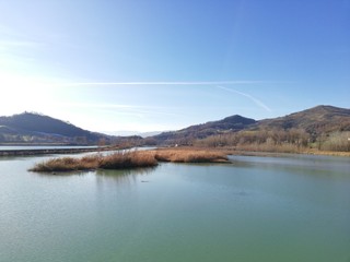 lake in the mountains