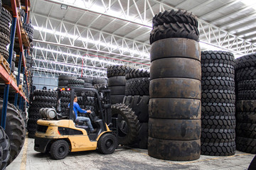 A big tires store