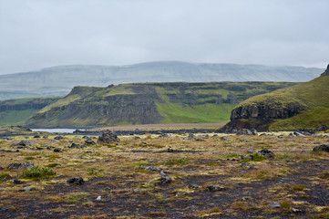 Vulkanische Landschaft Island