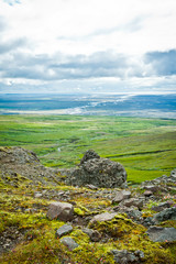 Blick auf den Nationalpark Skaftafell Island