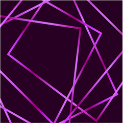abstract geometric vector of squares in purple
