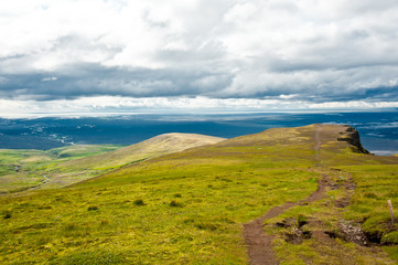 Wandern im Nationalpark, Skaftafell auf Island