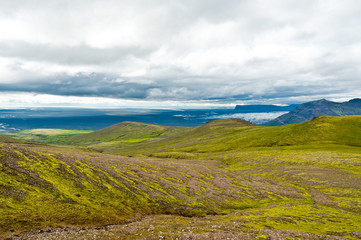 Wandern im Nationalpark, Skaftafell auf Island