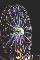 ferris wheel at night