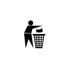 man recycle symbol