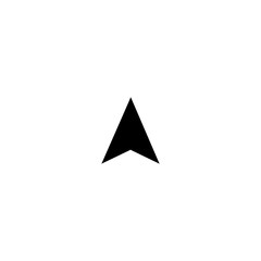 Fototapeta premium triangular arrow symbol
