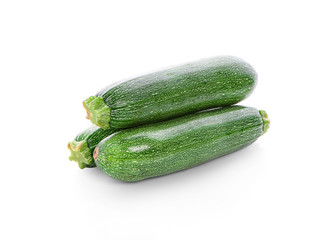 zucchini isolated on white background