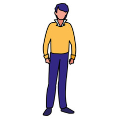 Obraz premium Avatar man design