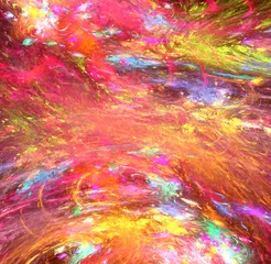 Photo sur Plexiglas Mélange de couleurs Couleur Lueur Flammes Fantaisie Abstrait