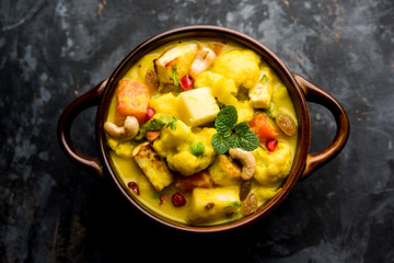 Navratan Korma is a rich, creamy and flavorful Mughlai dish  from India that literally translates...