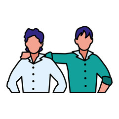 Fototapeta premium Avatar men design