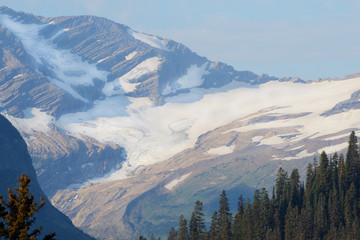 Glaciers laying around in Glacier National Park.