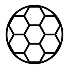Naklejka premium soccer ball icon