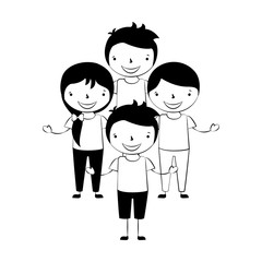 boys and girl friends together