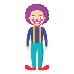 circus clown funny character