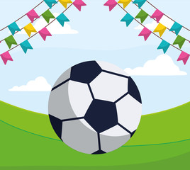 football soccer balloon icon