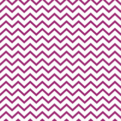 Chevron Seamless Pattern - Graphic magenta pink and white chevron or zig zag pattern