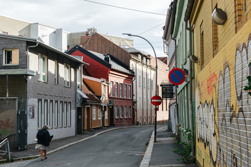 Plakat Street in Oslo, Norway