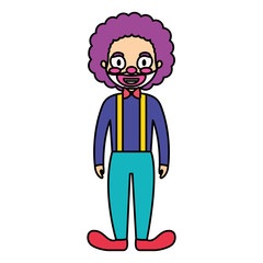circus clown funny character
