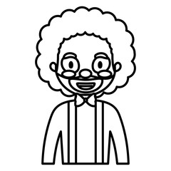 circus clown funny character