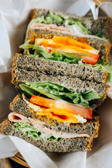 Black Sesame Toast Sandwich