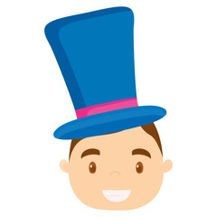 magincian circus head avatar character