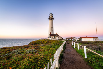 Pigeon Point Lighthouse at Sunrise