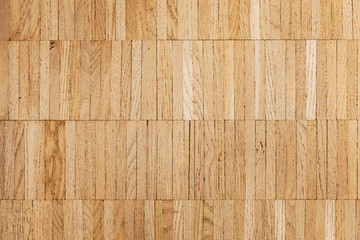 Oak parquet made of wooden planks