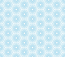 Abstract seamless kaleidoscope design background.