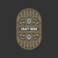 Beer label design