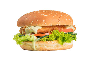 Fish Burger. Burger