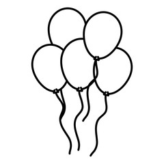 balloons helium floating icon