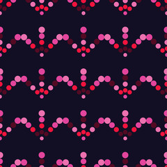 Polka dot seamless pattern. Figures from large and small circles. Geometric background. Can be used for wallpaper, textile, invitation card, web page background.