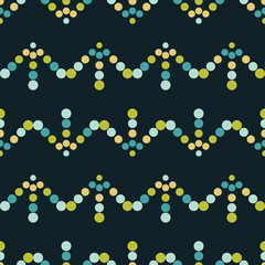 Polka dot seamless pattern. Figures from large and small circles. Geometric background. Can be used for wallpaper, textile, invitation card, web page background.